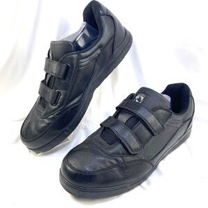 Rugged Exposure Men's Size 13W Journey Plus Walking Shoes Black Hook & Loop